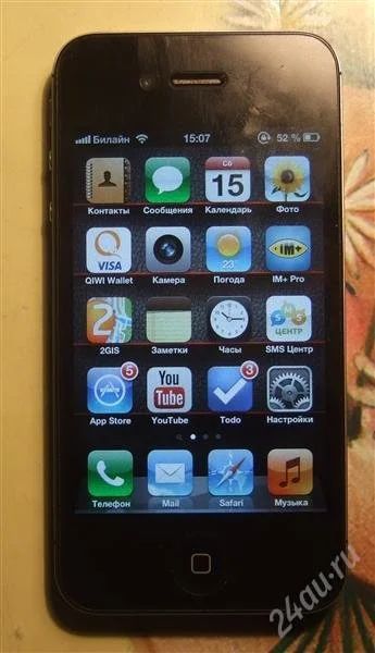 Лот: 2354511. Фото: 1. iPhone 4S 32GB Black. Смартфоны