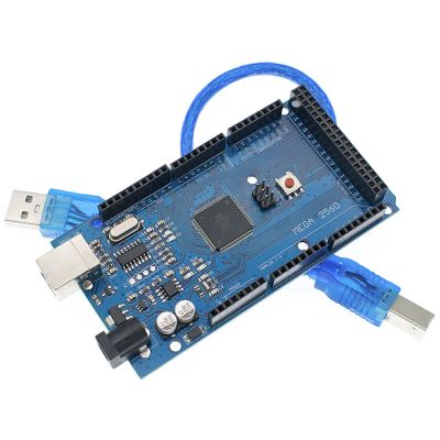 Лот: 14596249. Фото: 1. Ардуино Arduino Mega 2560 + USB... Микроконтроллеры