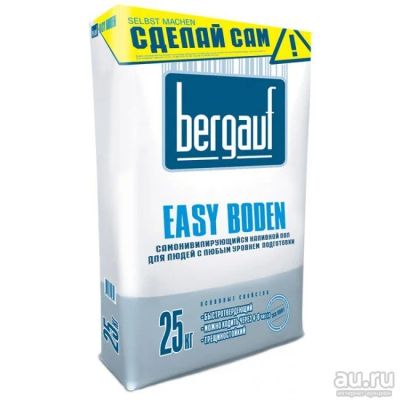 Лот: 5909761. Фото: 1. Бергауф Easy BODEN Самовыравнивающий... Смеси, шпатлевки, цемент