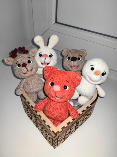 Лот: 24932967. Фото: 1. Мягкая игрушка ручной работы. Авторские куклы, игрушки, поделки