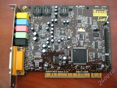Лот: 643494. Фото: 1. Creative Sound Blaster Live CT4830. Звуковые карты