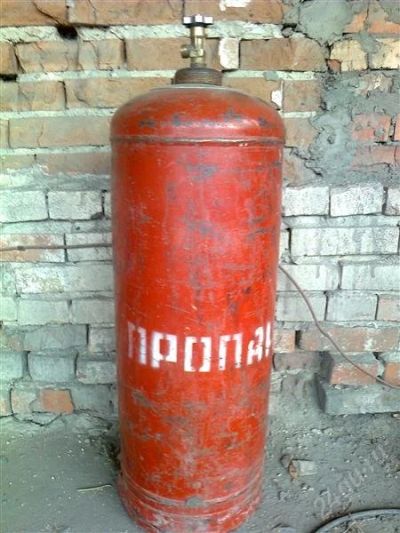 Лот: 1850305. Фото: 1. Газовый баллон на 50 л. (пропан... Баллоны, газ в баллонах