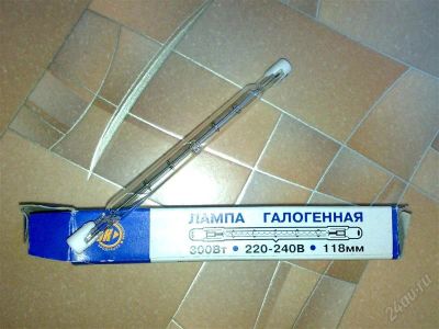 Лот: 1054365. Фото: 1. Лампа галогенная 300Вт 240В 118мм... Другое освещение