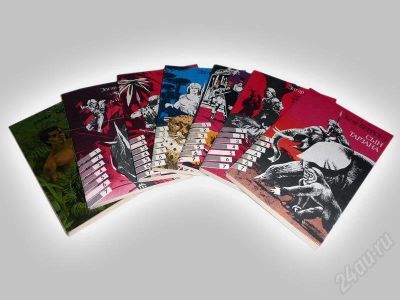 Лот: 602567. Фото: 1. "Тарзан". Э. Берроуз. 7 книжек-брошюр... Художественная