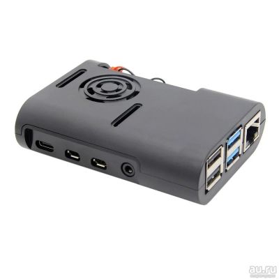 Лот: 15134202. Фото: 1. Корпус для Raspberry Pi 4 B с... Микроконтроллеры