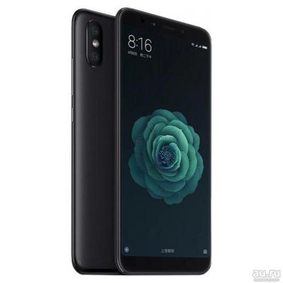Лот: 13746537. Фото: 1. Смартфон Xiaomi Mi6X 64Gb Black... Смартфоны