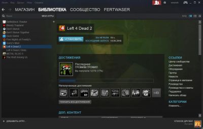 Лот: 8744269. Фото: 1. Steam аккаунт с игрой Left 4 Dead... Аккаунты