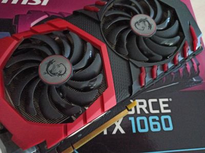 Лот: 19224143. Фото: 1. MSI GeForce GTX 1060 Gaming X... Видеокарты