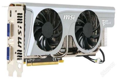 Лот: 2463204. Фото: 1. MSI GeForce GTX 470 Twin Frozr... Видеокарты