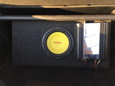Лот: 8807689. Фото: 1. Саб Beyma Car Louspeakers + усилитель. Акустика автомобильная
