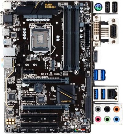 Лот: 16983553. Фото: 1. Материнская плата Gigabyte GA-H170-HD3... Материнские платы