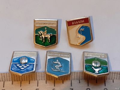 Лот: 18205569. Фото: 1. (№11129) значки спорт, 5 шт лотом. Памятные медали