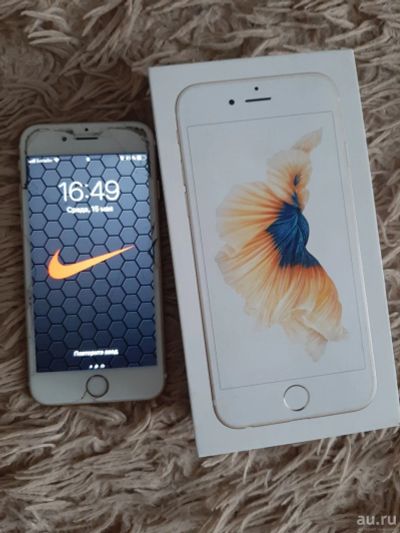 Лот: 13752191. Фото: 1. iPhone 6S Gold. Смартфоны