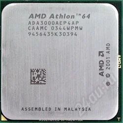 Лот: 100267. Фото: 1. Процессор AMD 64 3000+ Socket... Процессоры