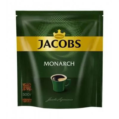 Лот: 11706007. Фото: 1. Кофе Jacobs Monarch натуральный... Чай, кофе, какао
