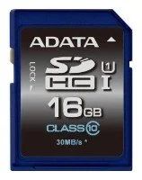 Лот: 13794104. Фото: 1. FLESH память A DATA SDHC 16Gb... USB-флеш карты