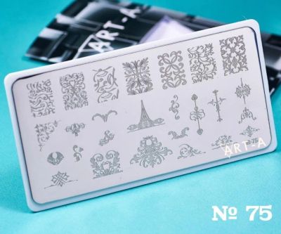Лот: 15481243. Фото: 1. Пластина для стемпинга Art-A 075. Украшения, дизайн ногтей