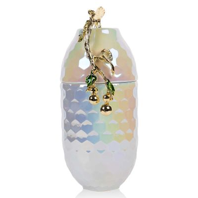 Лот: 24935878. Фото: 1. Ваза с крышкой Garda Decor 16x12x30см. Вазы