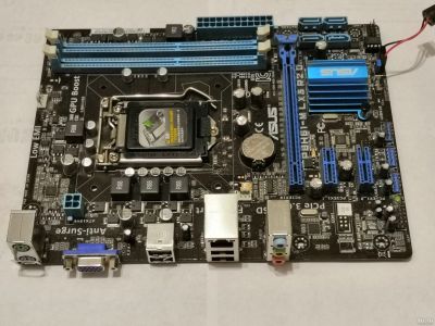 Лот: 15296437. Фото: 1. Материнская плата ASUS P8H61-M... Материнские платы