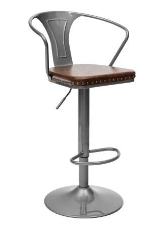 Лот: 18824204. Фото: 1. Барный стул с регулируемой высотой... Столы, стулья, обеденные группы