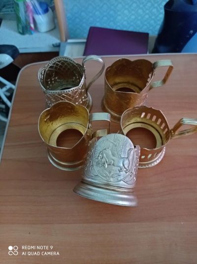 Лот: 17818971. Фото: 1. подстаканники. Кружки, стаканы, бокалы