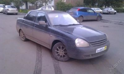 Лот: 2126137. Фото: 1. Лада Приора 2008 ОТС черная. Автомобили