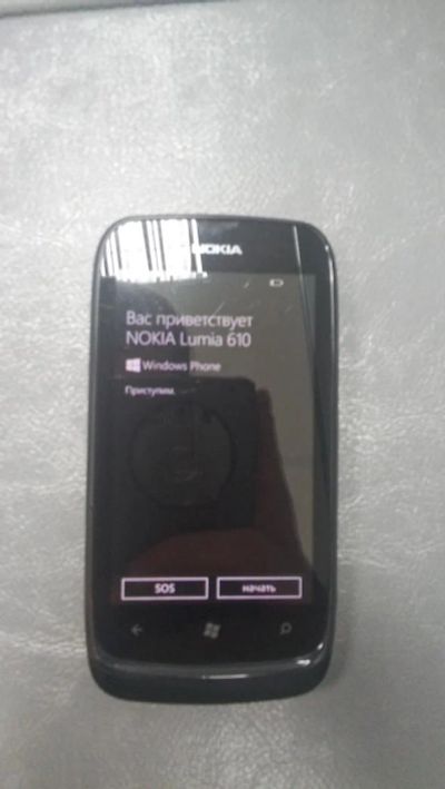 Лот: 6689151. Фото: 1. Nokia Lumia 610 Черный. Смартфоны