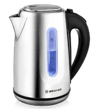 Лот: 20833770. Фото: 1. Чайник Brayer BR1014, 1,7л, 2200Вт. Чайники, кофемашины, кулеры