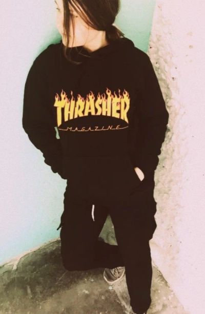 Лот: 11925593. Фото: 1. Худи Thrasher. Свитеры, толстовки, худи