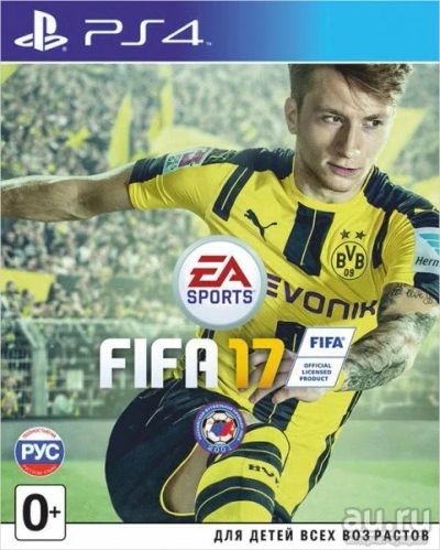 Лот: 9398514. Фото: 1. PS4 FIFA17 диск новый, в заводской... Игры для консолей