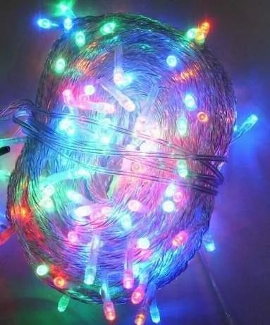 Лот: 4838456. Фото: 1. 400 LED 22-24м Гирлянда-нить светодиодная... Гирлянды, шарики, новогодние аксессуары