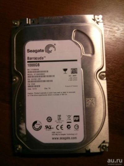 Лот: 9258951. Фото: 1. HDD Seagate Barracuda 1000 Gb. Жёсткие диски (HDD)