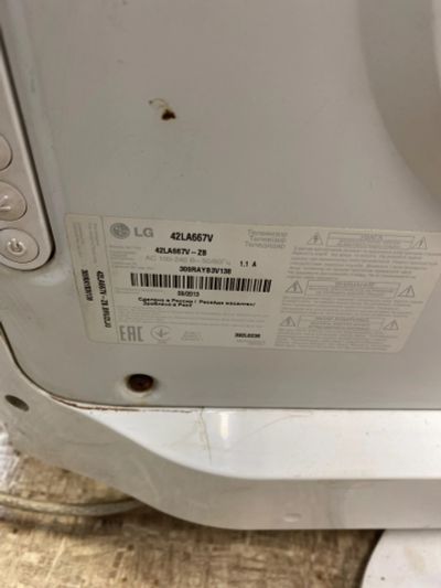 Лот: 25347100. Фото: 1. Телевизор lg42la667v. Запчасти для телевизоров, видеотехники, аудиотехники