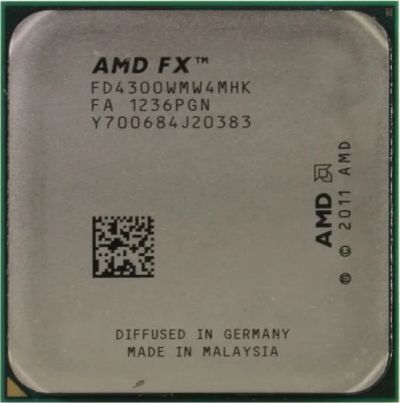 Лот: 14374976. Фото: 1. Процессор AMD FX 4300, SocketAM3... Процессоры
