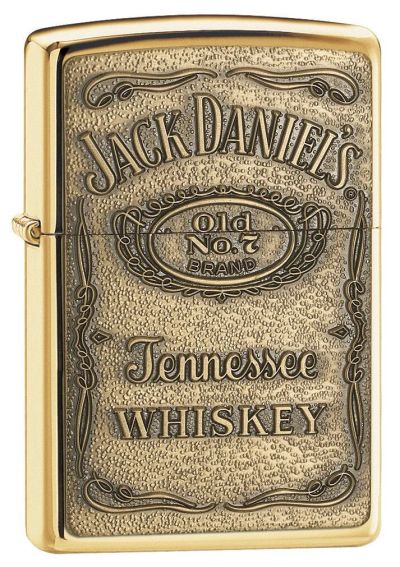 Лот: 5040794. Фото: 1. Zippo Jack Daniels Brass оригинальная... Подарки на 23 февраля