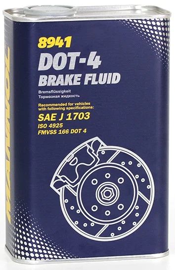 Лот: 9042147. Фото: 1. Mannol 8941 Brake Fluid DOT-4... Масла, жидкости