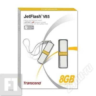 Лот: 268555. Фото: 1. Флэшка (флешка) Transcend 8 GB. Другое (компьютеры, оргтехника, канцтовары)