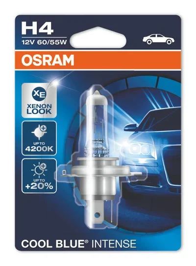Лот: 11304738. Фото: 1. Osram H4 Cool Blue Intense 64193CBI-01B. Оптика и освещение
