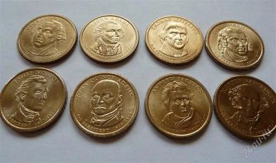 Лот: 870898. Фото: 1. США президентские доллары (набор... Америка