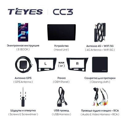 Лот: 21427182. Фото: 1. Штатная магнитола Teyes CC3 4... Автомагнитолы