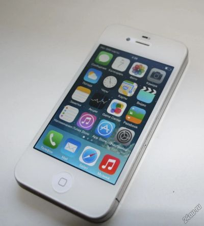 Лот: 4833308. Фото: 1. Apple iPhone 4s 16Gb, белый, обмен... Смартфоны
