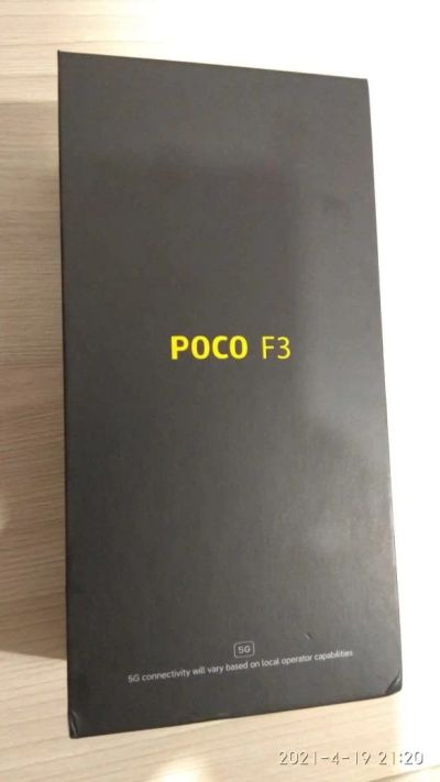 Лот: 17498785. Фото: 1. Смартфон POCO F3 черный. Смартфоны