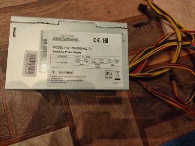 Лот: 21338693. Фото: 1. Блок питания 500w Power Rebel. Корпуса, блоки питания