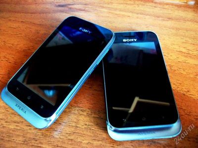 Лот: 4168875. Фото: 1. Sony xPERIA tipo dual + flip-кейс. Смартфоны