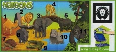 Лот: 1587336. Фото: 1. Животные африки киндер (носорог... Игрушки