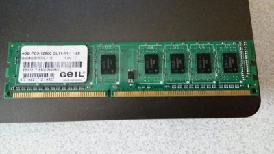 Лот: 10692706. Фото: 1. Оперативная память DDR3 GEIL 4Gb... Оперативная память
