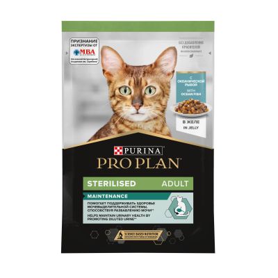 Лот: 24836937. Фото: 1. Pro Plan Nutrisavour Sterilised... Корма