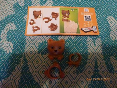 Лот: 10677715. Фото: 1. Пальчиковый мишка. Игрушки