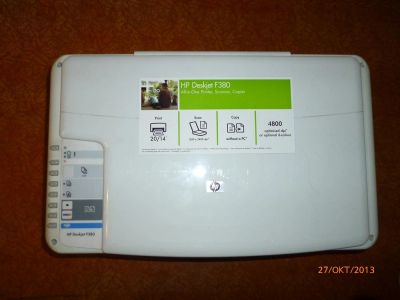 Лот: 3330960. Фото: 1. HP Deskjet f 380 3в1 (принтер... Струйные принтеры
