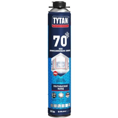 Лот: 24110369. Фото: 1. Пена монтажная Tytan, 70, профессиональная... Клеи, герметики, пена монтажная, клейкие ленты